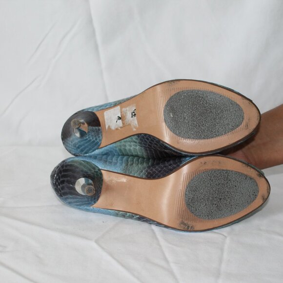 Town Shoes, size 37 Multi blue crocodile - Picture 5 of 5